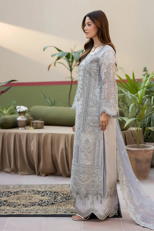 Imrozia Embroidered Organza Suit I-275 Safiyaan