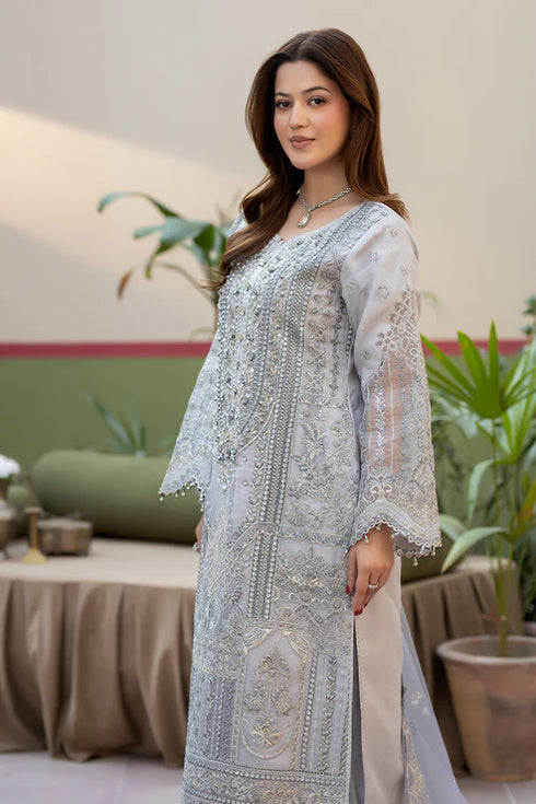 Imrozia Embroidered Organza Suit I-275 Safiyaan