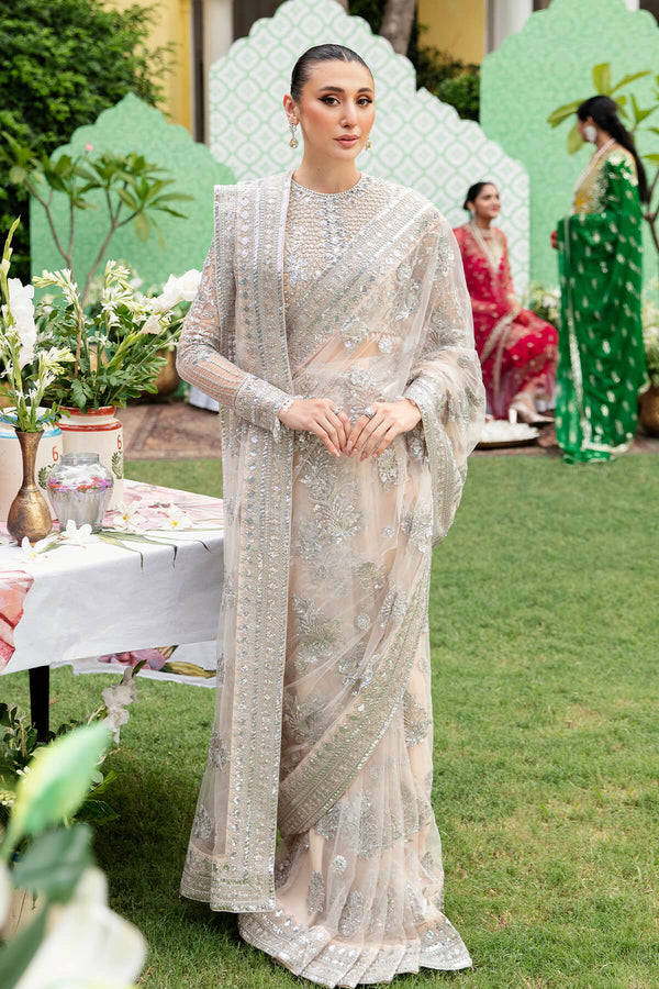 Imrozia Embroidered Net 3 Piece IB-36