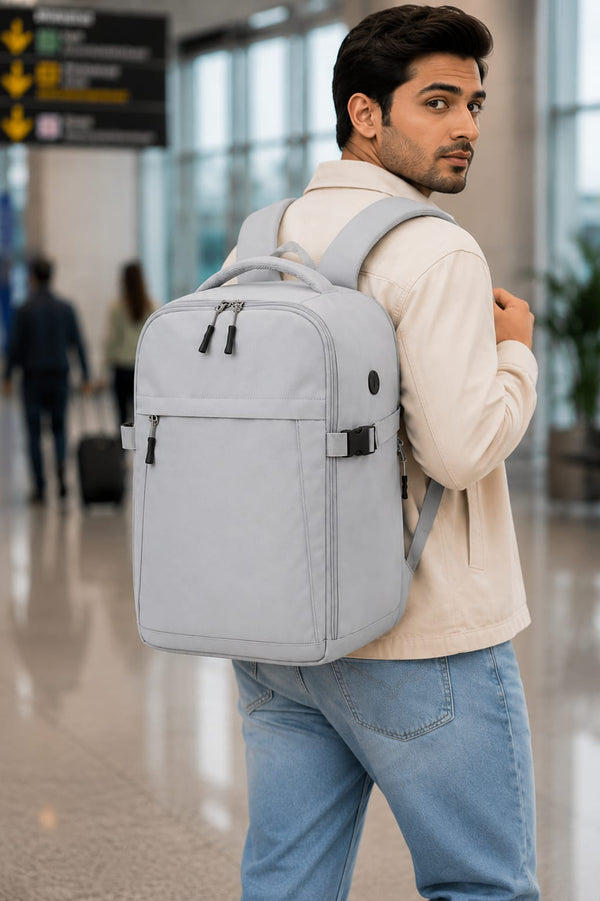 Hayayu 40 × 30 × 20 cm Ryanair Cabin Backpack – Underseat Bag with 14-Inch Laptop Compartment