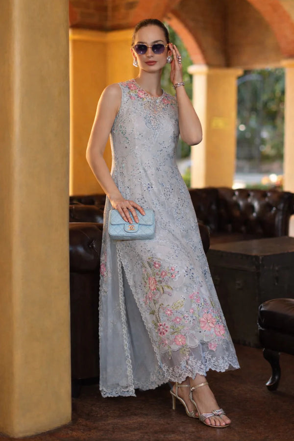 Noor By Saadi Asad Lawn 3 Piece Suit D10-B-Roselle