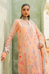 Maryam N Maria Embroidered Chiffon 3 piece suit Pale Peach FFD-0114