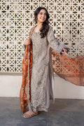 Imrozia Embroidered Organza Suit I-227