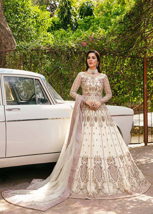 Akbar Aslam Embroidered Net 3 Piece suit FAY