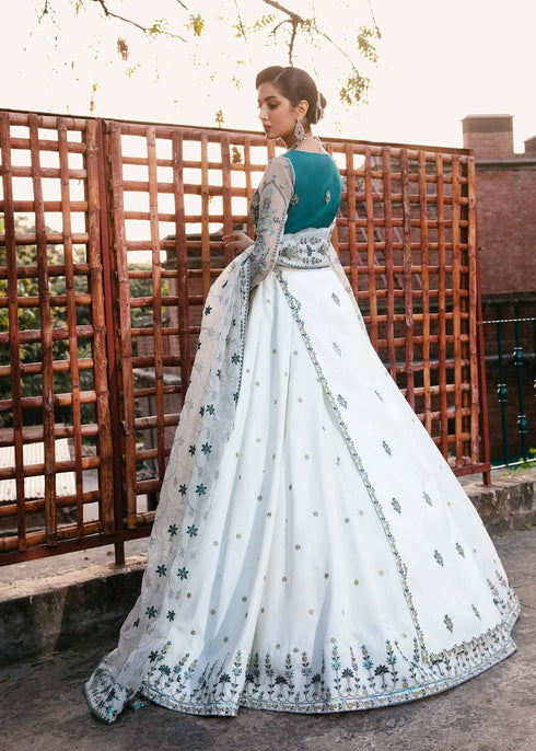 Akbar Aslam Embroidered Organza 3 Piece suit SEDNA