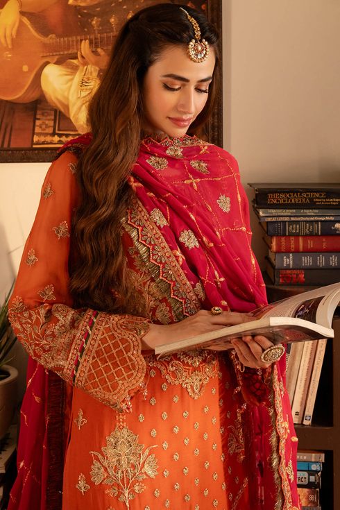 Imrozia chiffon 3 Piece Suit I-203 Gul