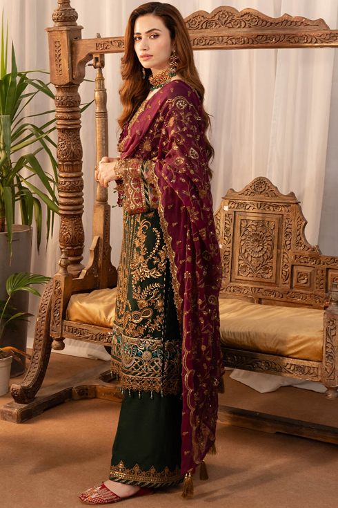 Imrozia chiffon 3 Piece Suit I-204 Mehak