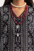 Gul Ahmed 03 Piece Stitched Printed Lawn Shirt Dupatta Dyed Trouser KJP-43157