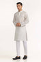 Gul Ahmed Ready to Wear Men's White Embroidered Kurta KR-EMB23-019