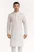 Gul Ahmed Ready to Wear Men's White Embroidered Kurta KR-EMB23-019