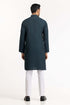 Gul Ahmed Ready to Wear Men's Deep Teal Basic Kurta KR-STY24-005