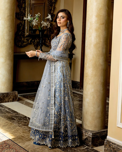 Mushq  Embroidered sequined Net Suit Kiara