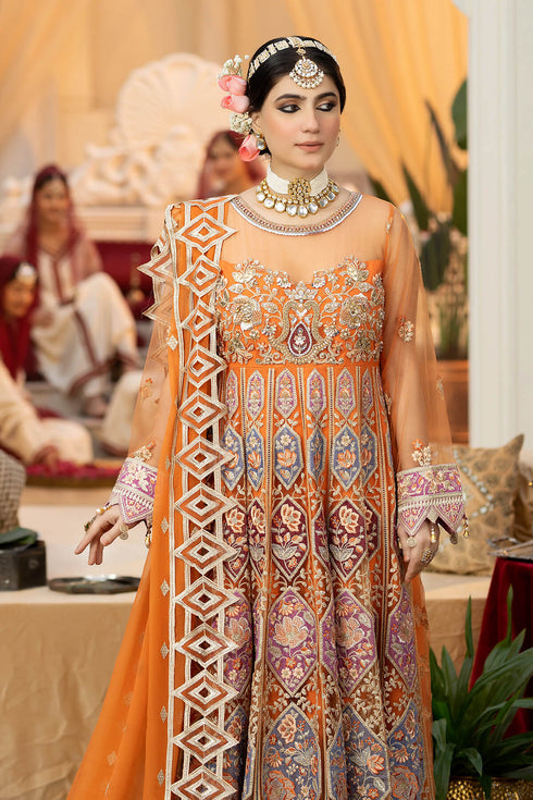 Embroidered Net 3 Piece Suit L-269 Arboreal