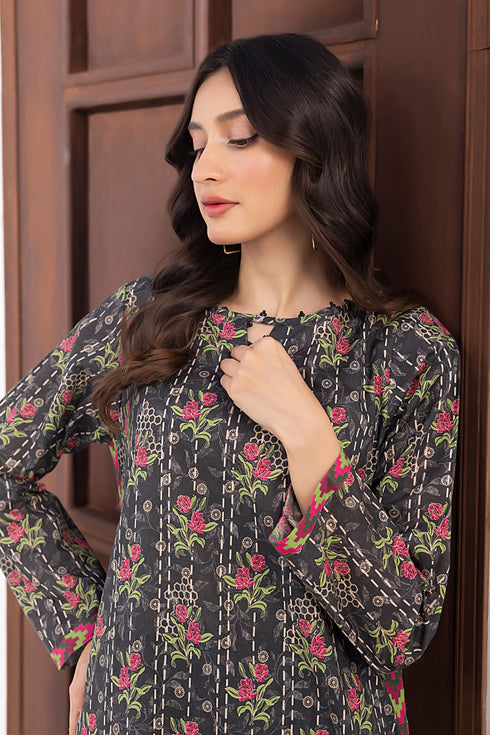 Lakhany 01 Piece Ready to Wear Printed Cambric Shirt - LG-AM-0057