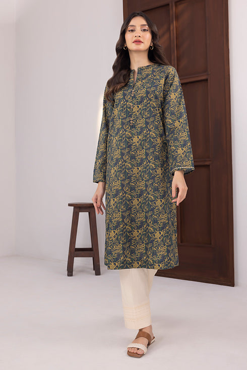 Lakhany 01 Piece Ready to Wear Printed Cambric Shirt - LG-RM-0042