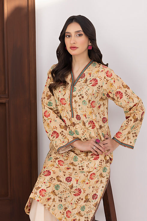 Lakhany 01 Piece Ready to Wear Printed Cambric Shirt - LG-SR-0162