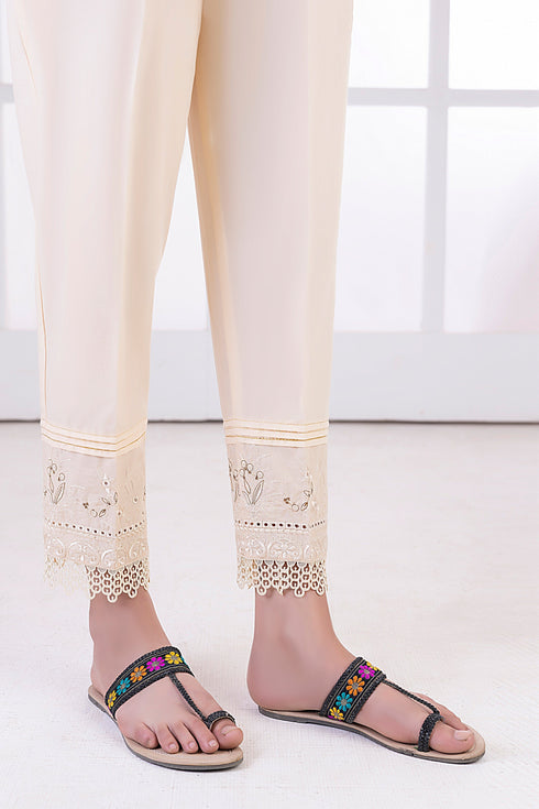 Lakhany 01 Piece Embroidered Trousers - LSM-T-3103 (BG)