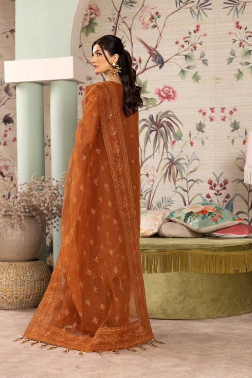 Alizeh Embroidered Chiffon 3 Piece Suit Anisa - Dhaagay - V02D05