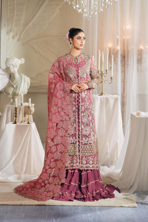 Maryam Hussain Embroidered Organza Suit Seerat