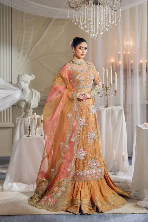 Maryam Hussain Embroidered Organza Suit Kayser