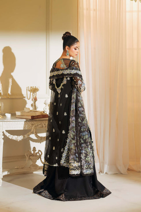 Maryam Hussain Embroidered Organza Suit Hoor