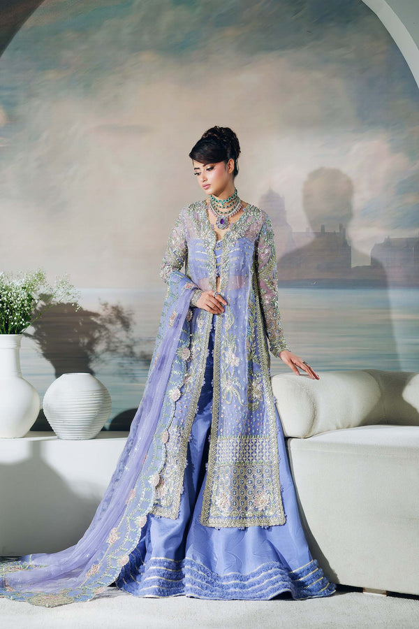 Maryam Hussain Embroidered Organza Suit Giya