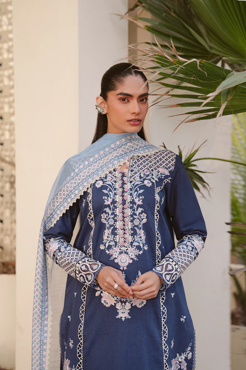Ayzel Embroidered Lawn 3PC Suit Elyra