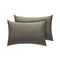 Easy-Care Non-Iron Percale Pillow Cases in Grey | Divine Textiles (Pair of 2)