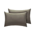 Easy-Care Non-Iron Percale Pillow Cases in Grey | Divine Textiles (Pair of 2)