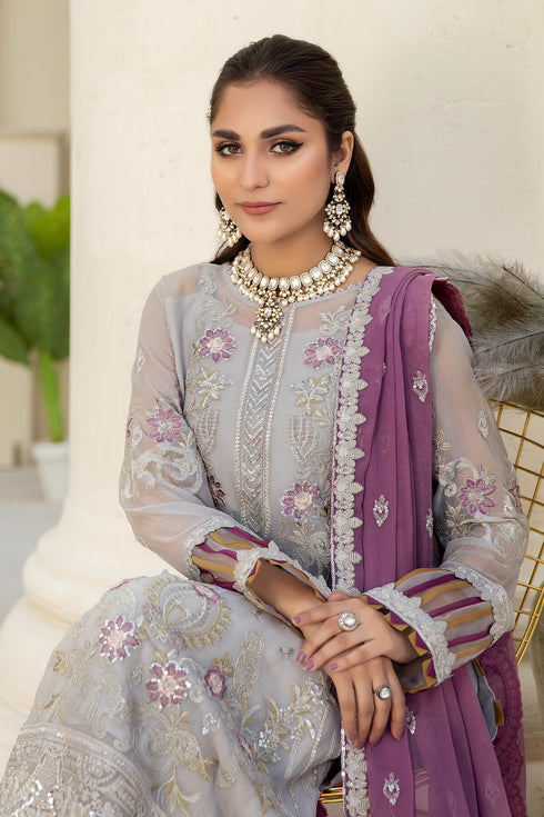 Imrozia Embroidered Chiffon 3 Piece M-57