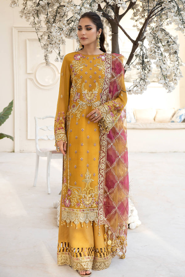 Imrozia Embroidered Chiffon 3 Piece M-58