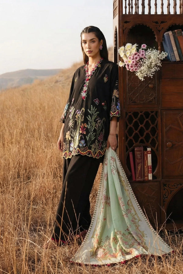 Sana Safinaz Lawn 3 Piece Suit M261-001B-CV