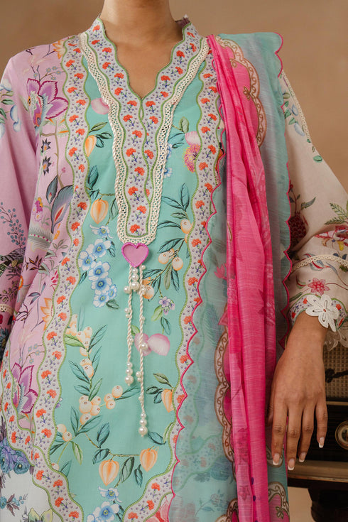Sana Safinaz Lawn 3 Piece Suit M261-013A-CU