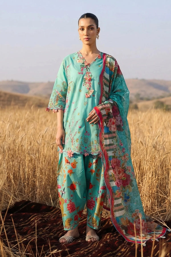 Sana Safinaz Lawn 3 Piece Suit M261-015A-CU