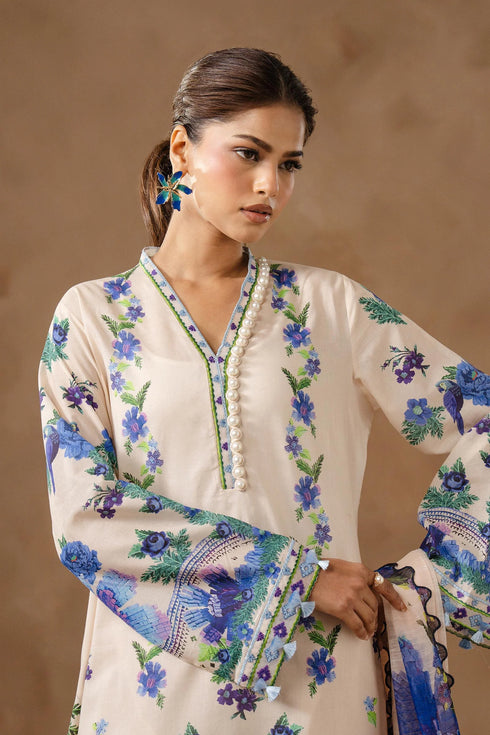 Sana Safinaz Lawn 3 Piece Suit M261-016A-CU