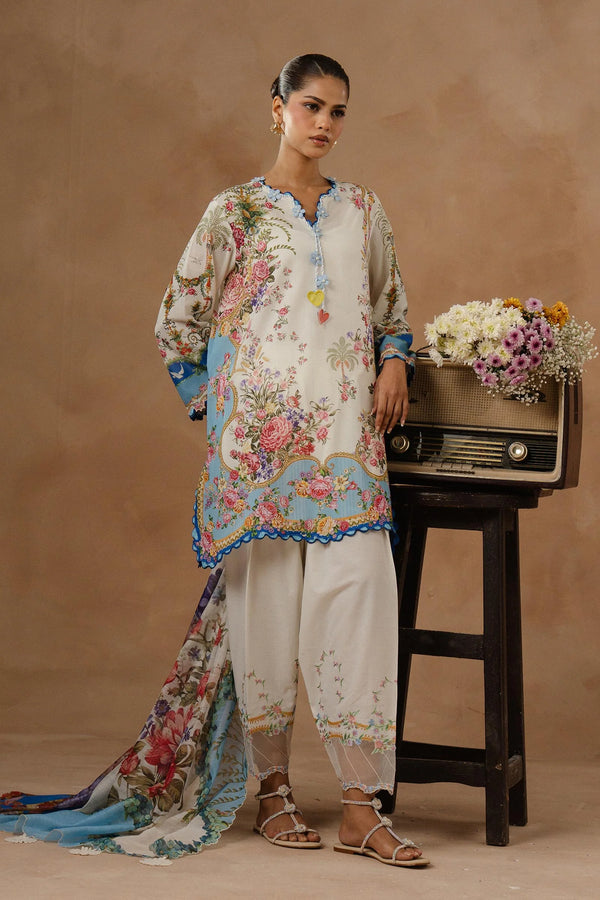 Sana Safinaz Lawn 3 Piece Suit M261-017A-AU