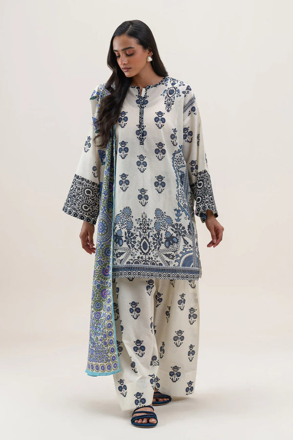 Beechtree Printed Blended Lawn Suit SUZANI ALLURE