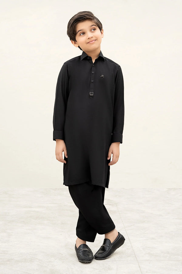 Maria B 2 Piece Blended Suit 2 Piece Blended Suit MBK-2PSS26-24-Night Blac