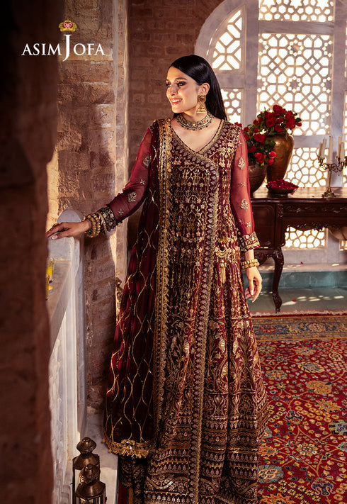 Asim Jofa Chiffon Suit AJJJ-06