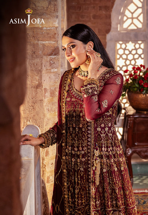 Asim Jofa Chiffon Suit AJJJ-06