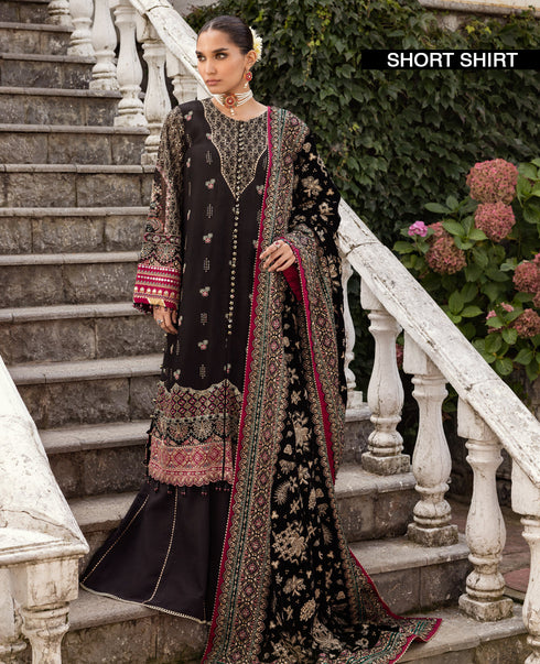 Xenia Embroidered Chiffon 3 Piece Suit - TAALIH