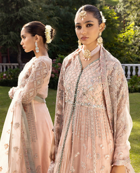 Xenia Embroidered Net 3 Piece Suit - MAISHA