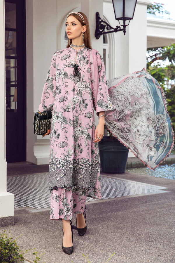 Maria B Printed Cambric 3 Piece suit MPT-1908-A