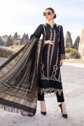 Maria B Embroidered Linen 3 Piece suit MPT-2002-B