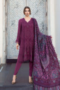 Maria B Embroidered Linen 3 Piece suit MPT-2003-B