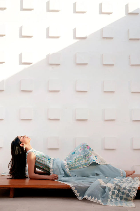 Afrozeh Embroidered Lawn Suit ROSYRA