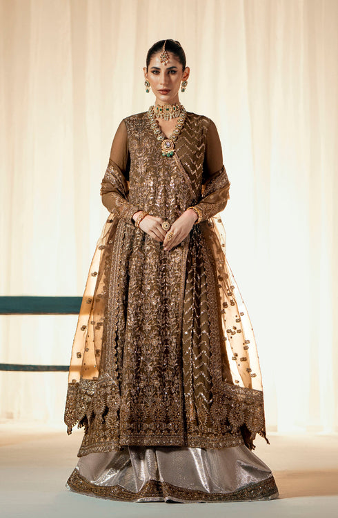 Maryam N Maria Embroidered Chiffon 3 piece suit Julia-MW23-522