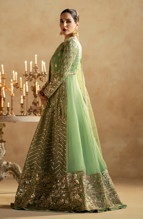Maryam N Maria Embroidered Organza 3 piece suit Opal