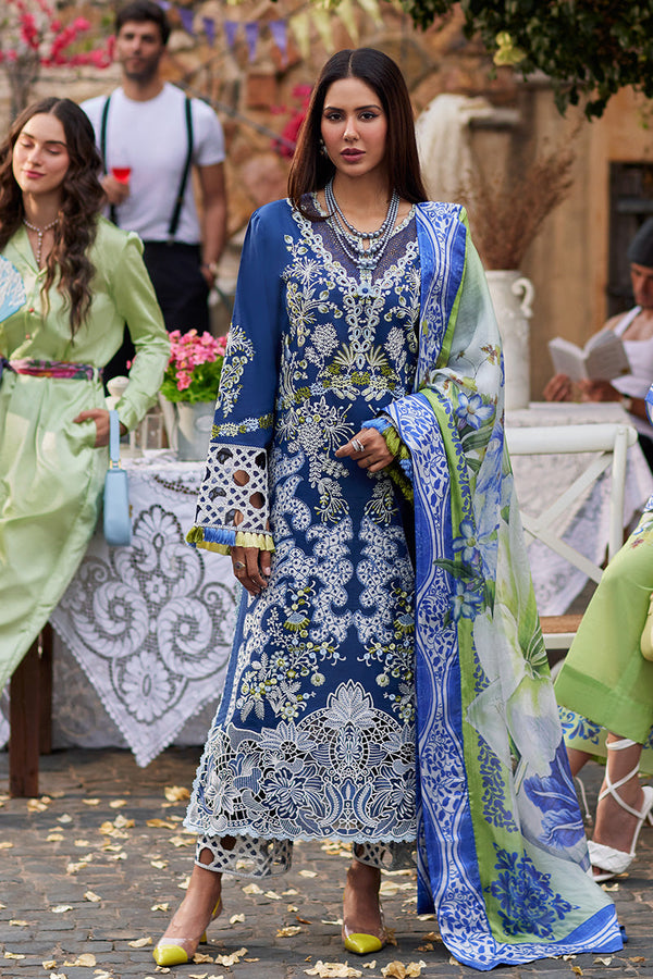 Mushq Embroidered  Lawn 3 Piece suit MODENA MAGIC