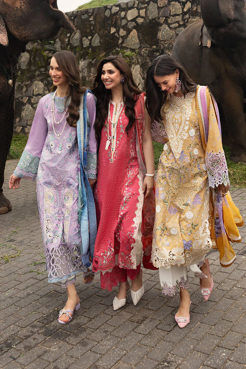 Mushq Embroidered Lawn suit Eternal Radiance